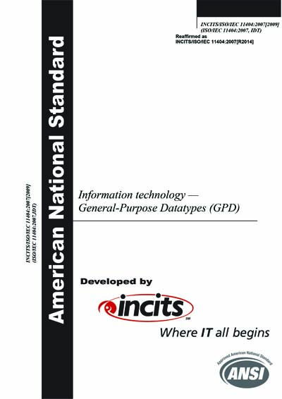 Standards PDF Cover Page